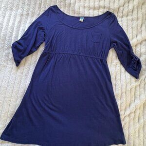 Old Navy Maternity Top Size SM Bright Nite 3/4 Sleeve Pullover 2012